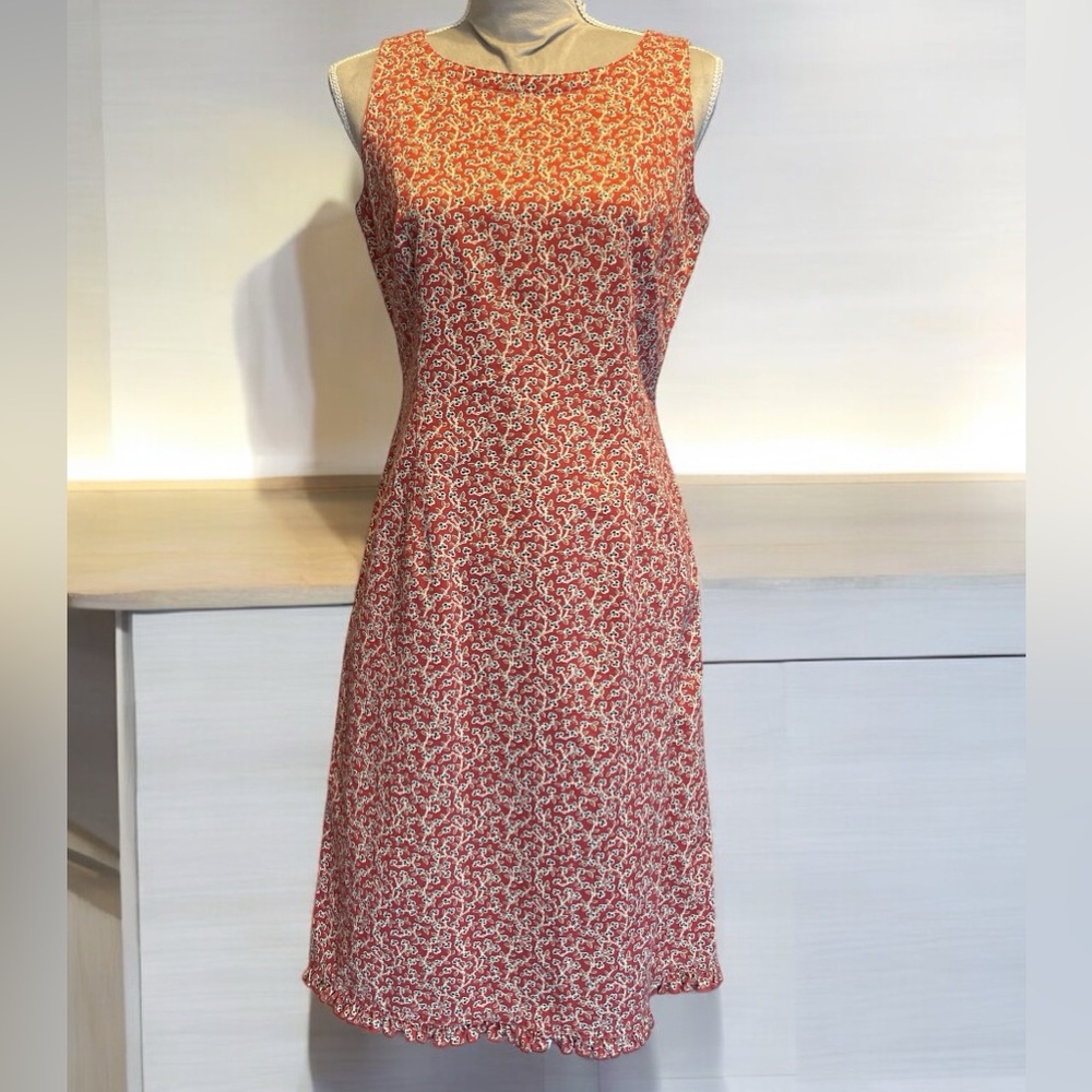 Liz Claiborne Lizwear Jeans Vintage Cotton Shift Dress Size 4 - Picture 2 of 12